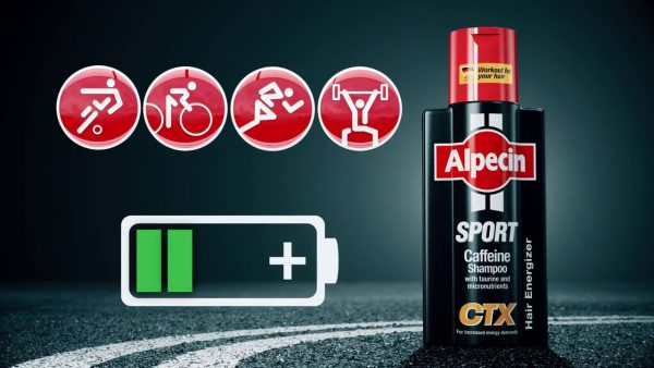 شامپو انرژی دهنده و تقویت کننده آلپسین Alpecin Sport CTX