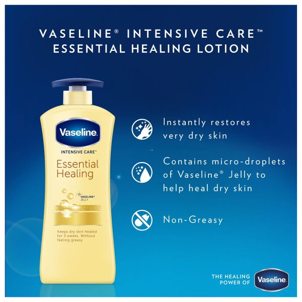 لوسیون بدن وازلین Vaseline مدل dry skin repair