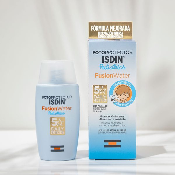 کرم ضد آفتاب کودک ایزدین فیوژن واتر Isdin Fusion Water Pediatrics